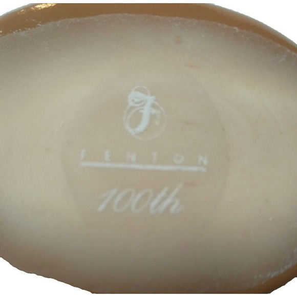 Fenton Rooster Cholate Brown Slag Special 100 Anniversary Edition - Picture 6 of 6